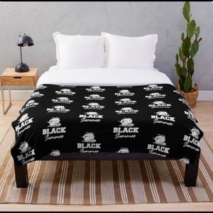 Black Summer bed Cover